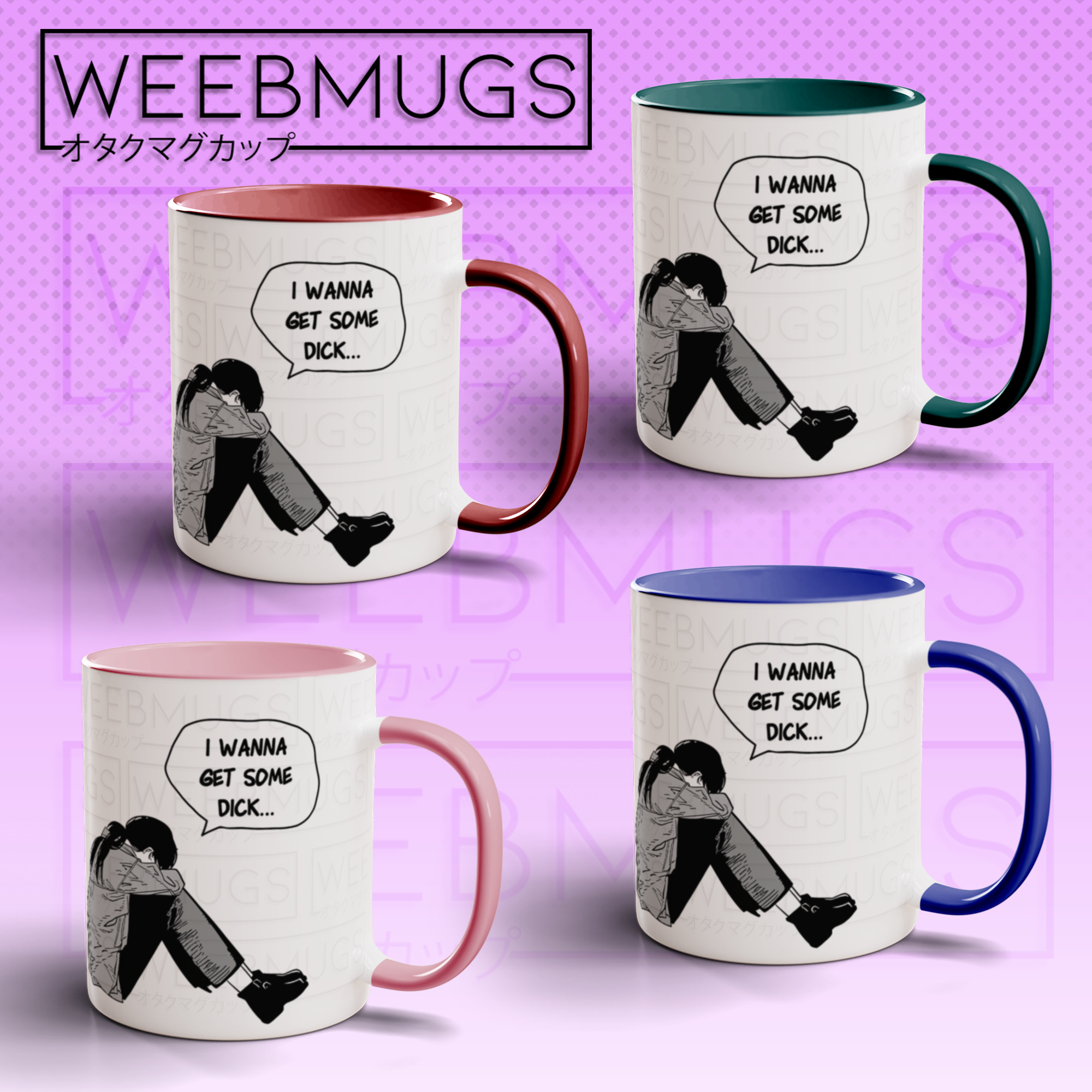 I Wanna Get Some, Anime Mug